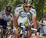 Kim Kirchen whrend der achten Etappe der Tour of Britain 2009